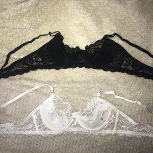 NWOT SHEIN unlined lace push up bra bundle